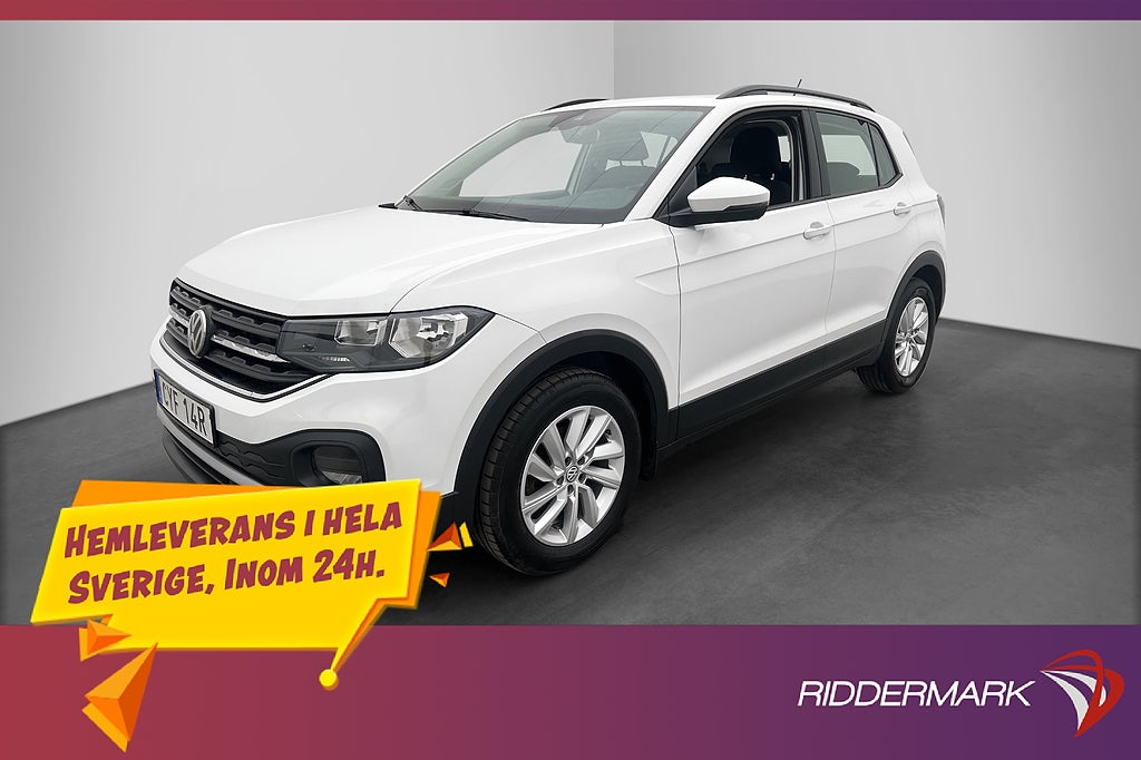 Volkswagen T-CROSS 1.0 TSI 95hk P-Sensorer Döda-Vinkel