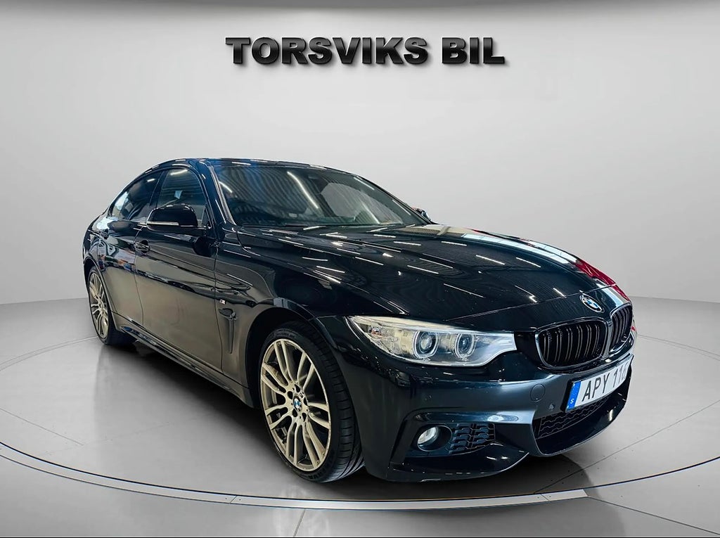 BMW 420D xDrive Gran coupe M-sport Taklucka H/K Skinn - miniatyr 6