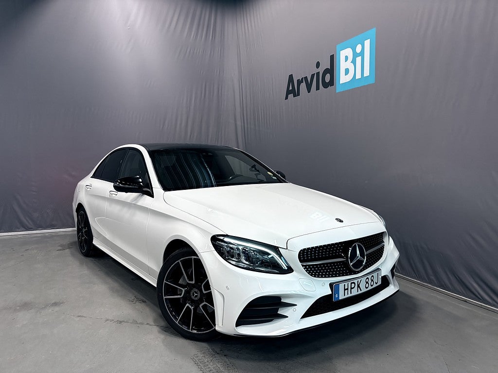 Mercedes-Benz C 220 d 4MATIC AMG PANO 360KAM VÄRM NAV BURMESTER COCKPIT