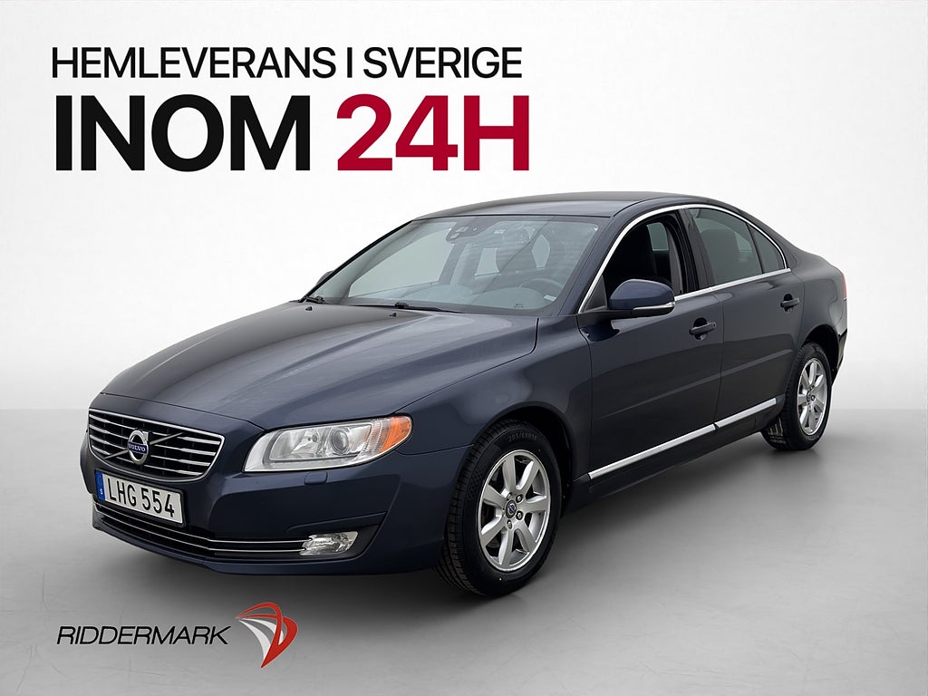 Volvo S80 D4 181hk Momentum Värmare Rattvärme P-Sensorer