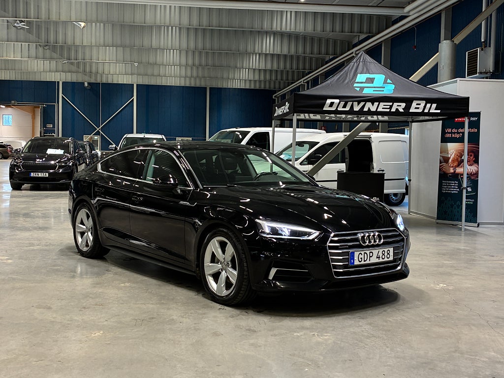 Audi A5 Sportback 2.0 TDI Quattro S-Tronic | Drag | Värmare