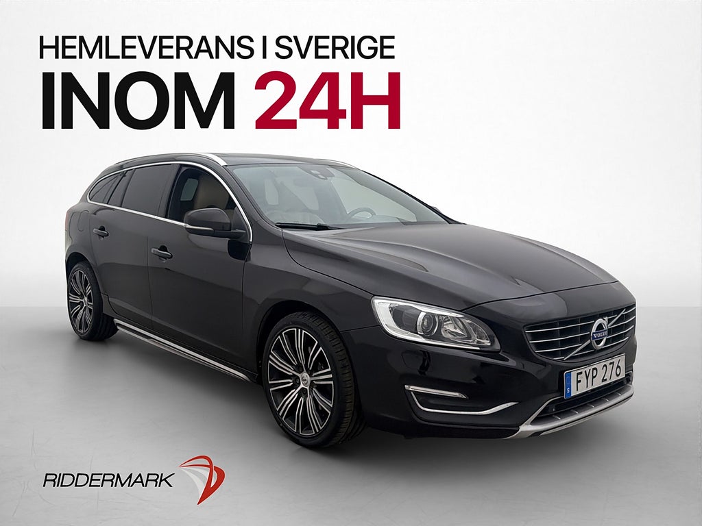 Volvo V60 D4 190hk Summum Taklucka Navigator Sensorer Skinn