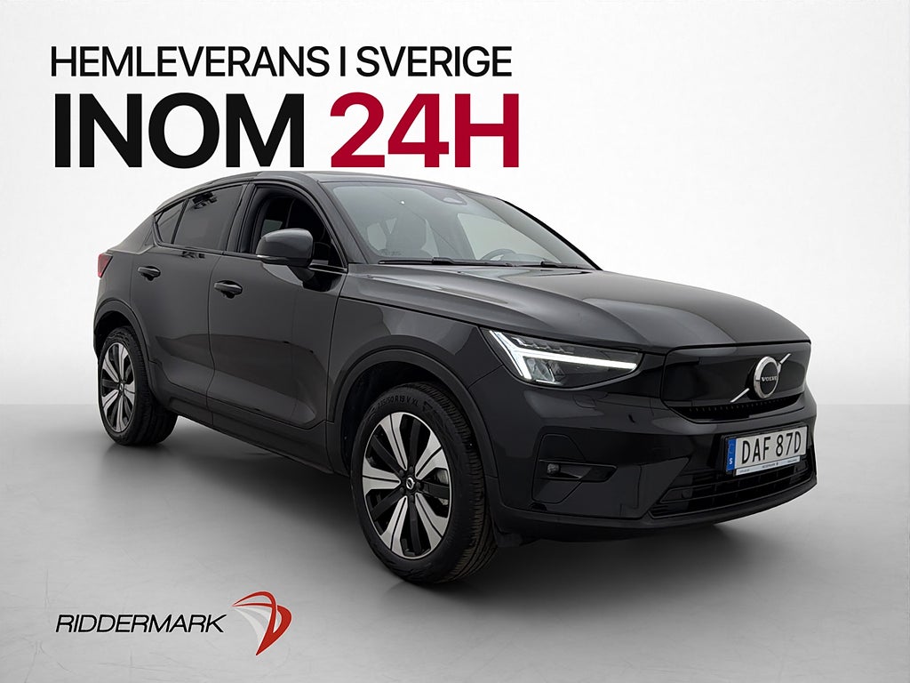 Volvo C40 Twin AWD Plus Pano Kamera Värmepump Drag
