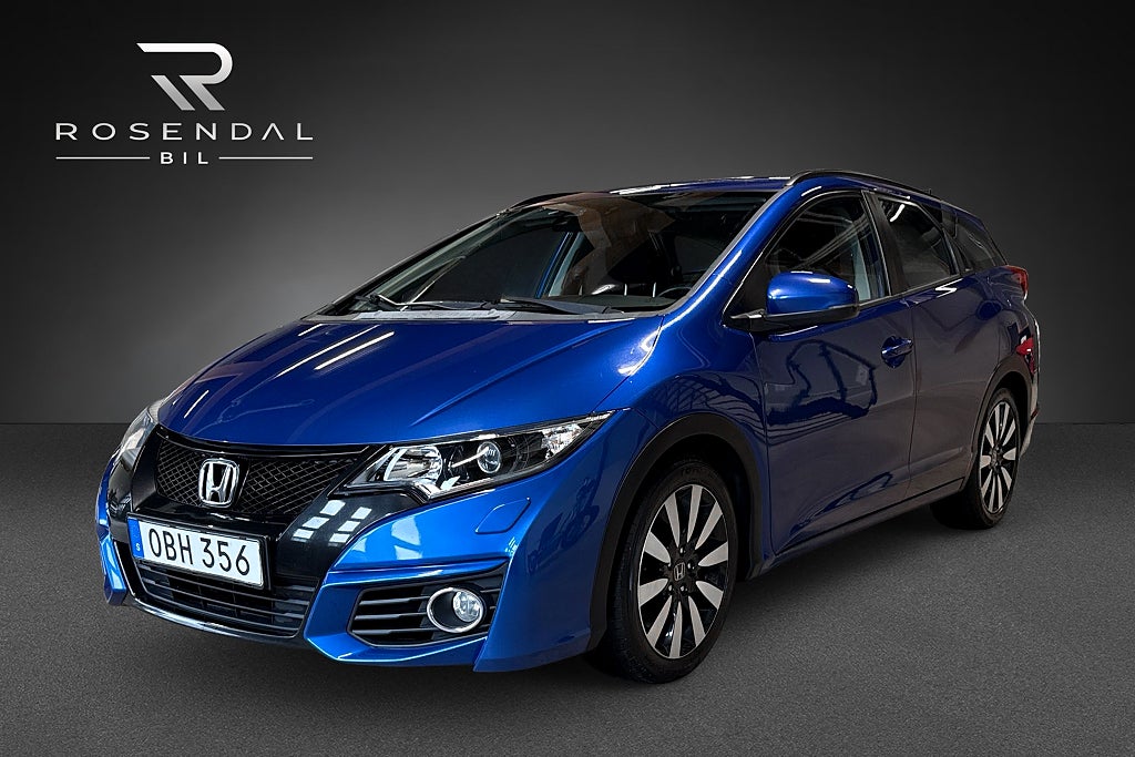 Honda Civic Tourer 1.6 i-DTEC Elegance 2-Ägare Välservad 