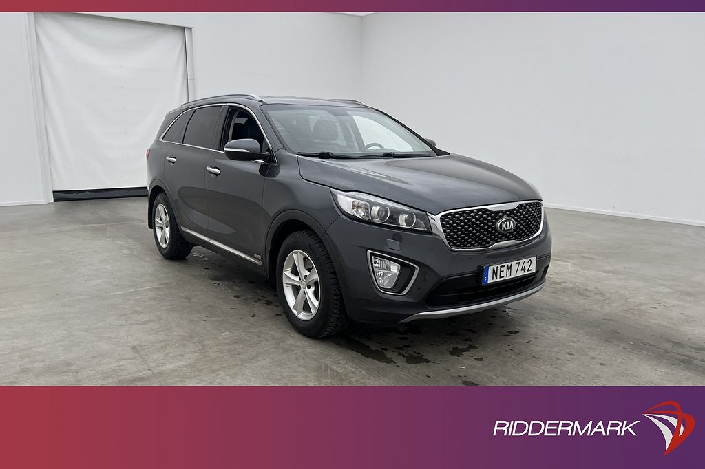 Kia Sorento CRDi AWD 200hk Business 7-Sits Kamera Navi Skinn