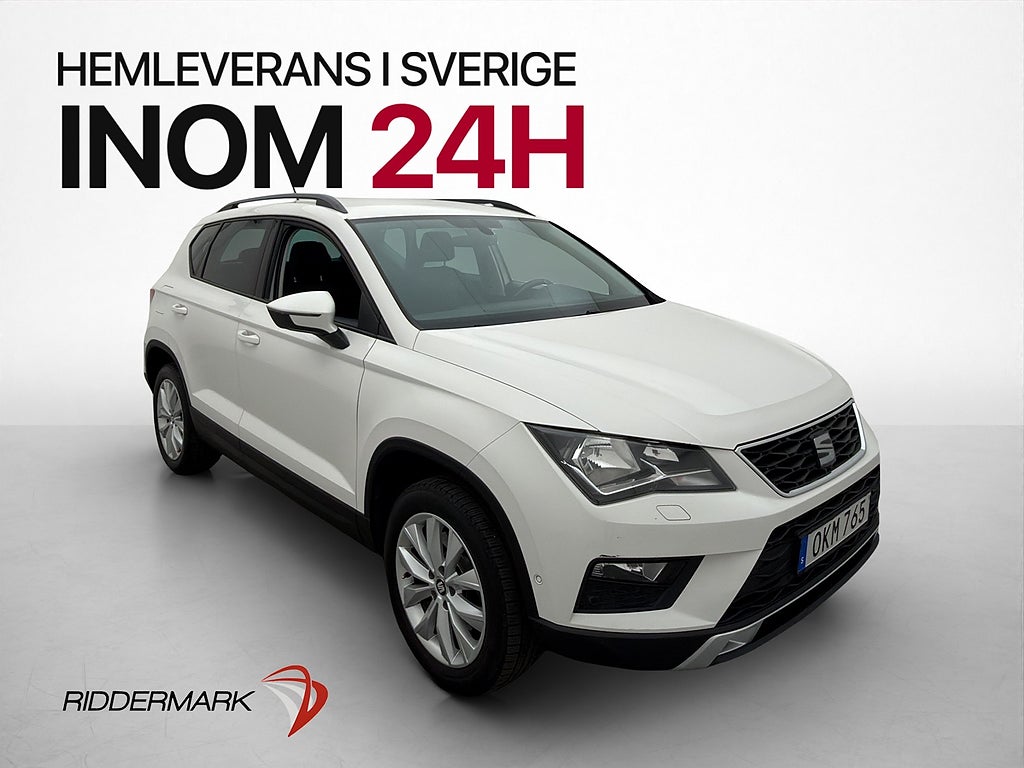 Seat Ateca 1.0 TSI Style Värm Kamera Adap-fart CarPlay Drag