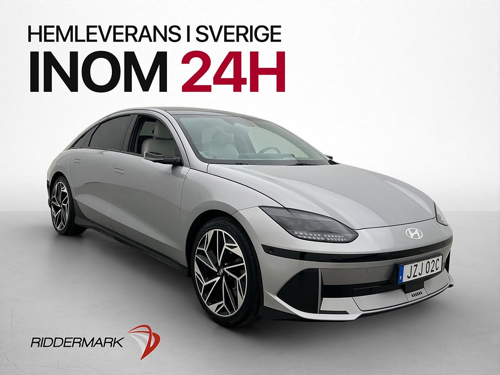 Hyundai IONIQ 6 77.4 kWh AWD Drag Värm Pano BOSE 360° Skinn