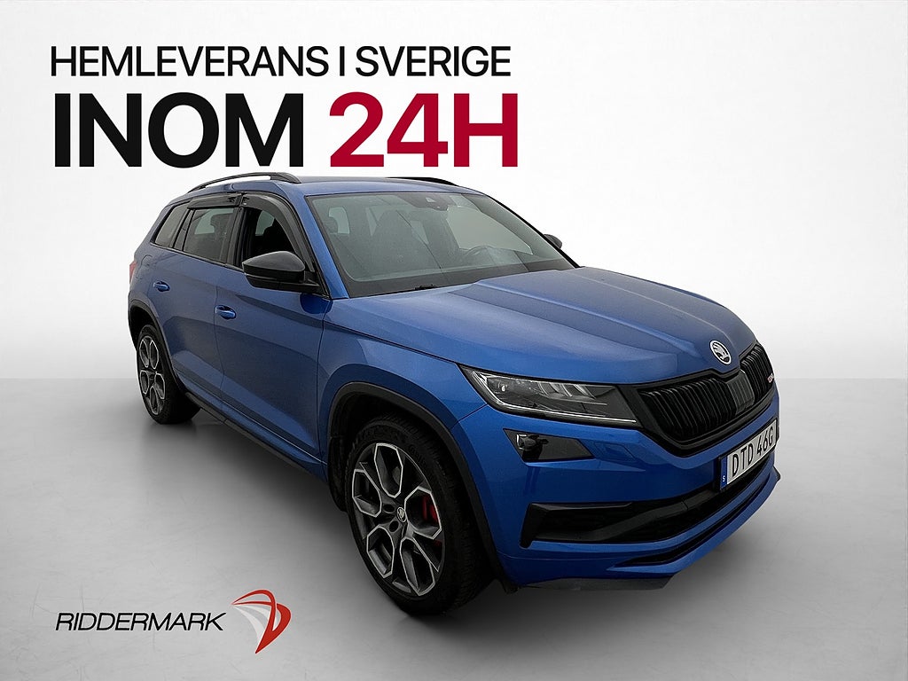 Skoda Kodiaq RS 240hk Canton Värmare Cockpit Kamera Drag