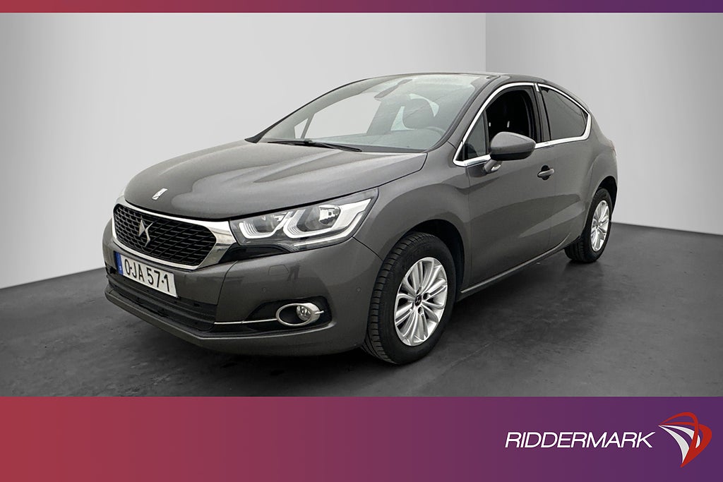 DS 4 1.6 BlueHDi Värmare Skinn/Alcantara Kamera Navi CarPlay