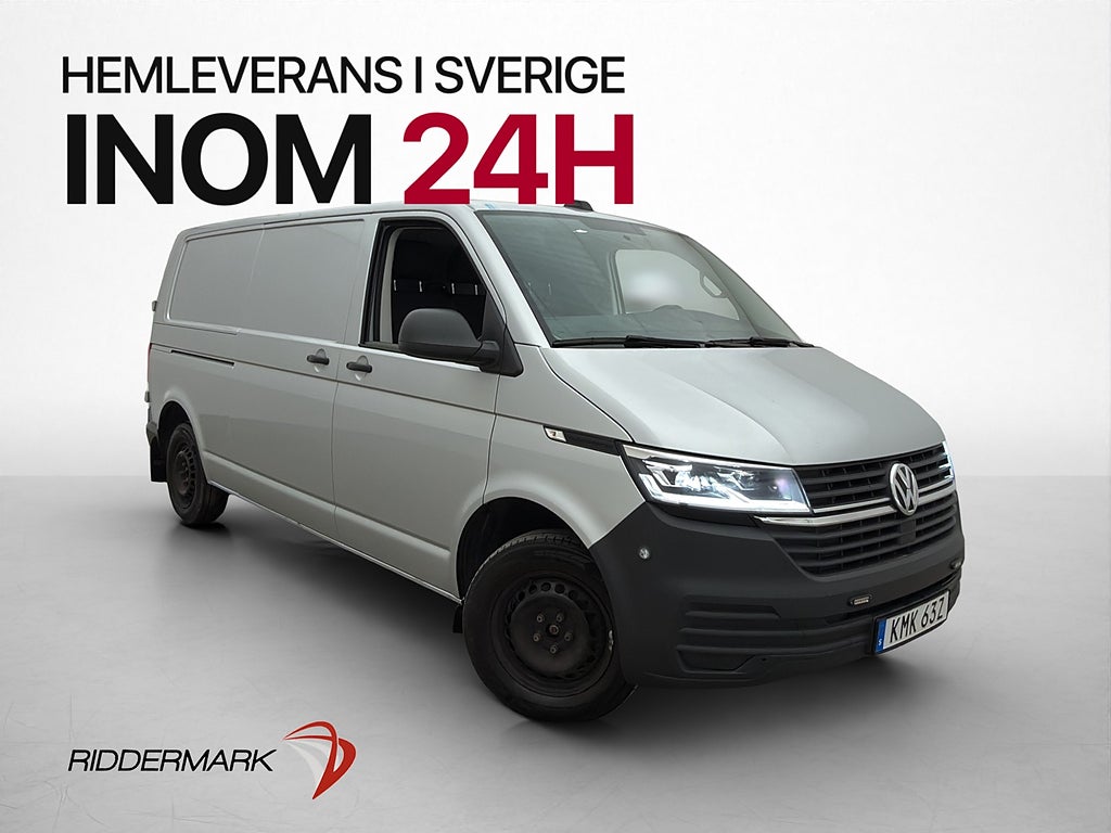 Volkswagen Transporter L2 Värmare Drag B-Kamera CARPLAY Moms