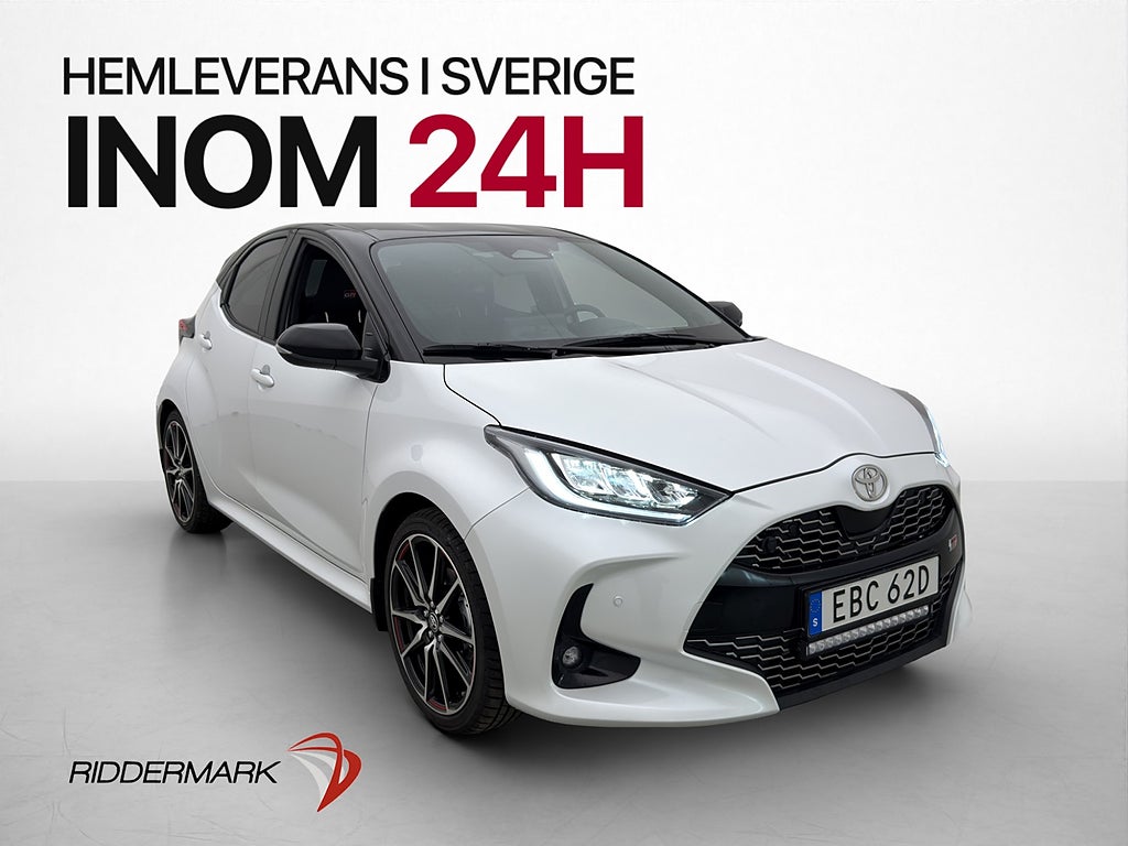 Toyota Yaris Hybrid 130hk GR HUD Värmare Kamera Navi BT