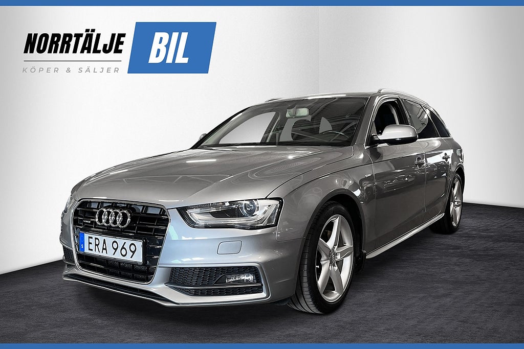 Audi A4 Avant 2.0 190 HK TDI QUATTRO S-LINE KAMREM BYTT D-VÄRM