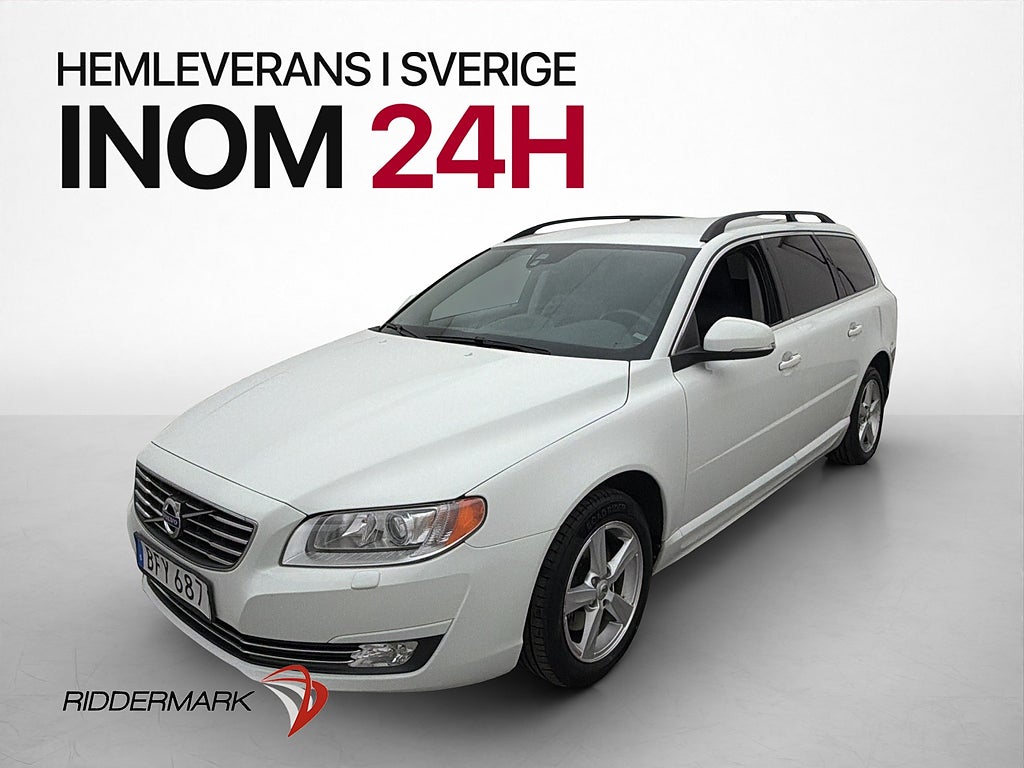 Volvo V70 D4 181hk Business  Halvskinn Drag