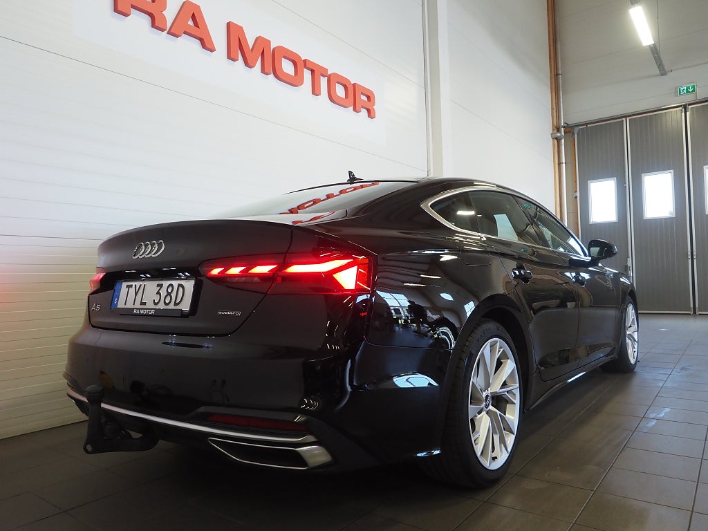 Audi A5 SB 45 TFSI 265hk quattro | Drag | Värmare | Kamera | 2021