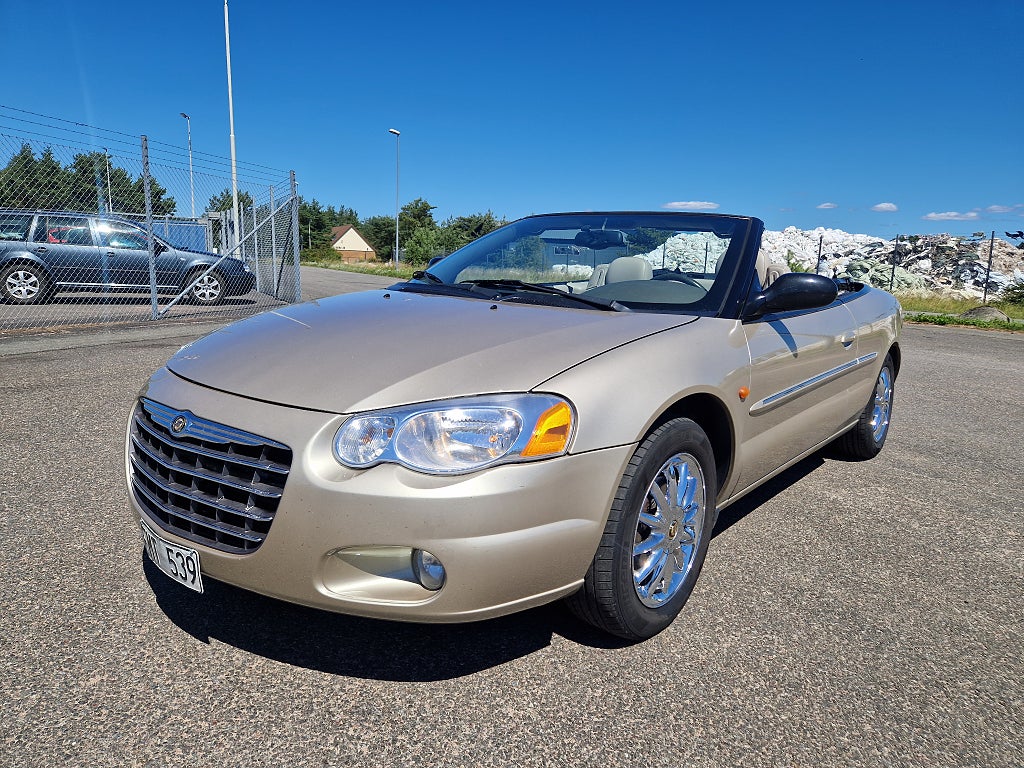 Chrysler Sebring Cabriolet 2.7 V6, svensk såld 5100 mil 