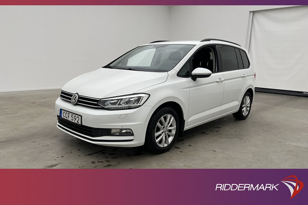 Volkswagen Touran 1.4 TSI 150hk Pluspaket 7-Sits P-Värm Drag