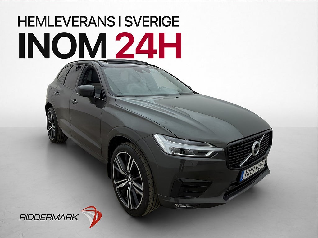 Volvo XC60 B5 AWD R-Design Pano H/K Värmare 360° Navi Drag