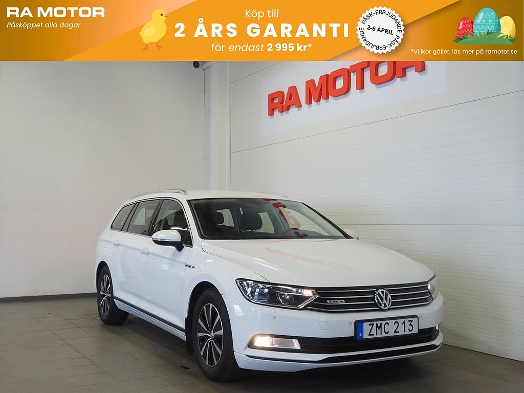 Volkswagen Passat Sportscombi 1.6 TDI 120hk Drag D-Värmare Kamera 2018