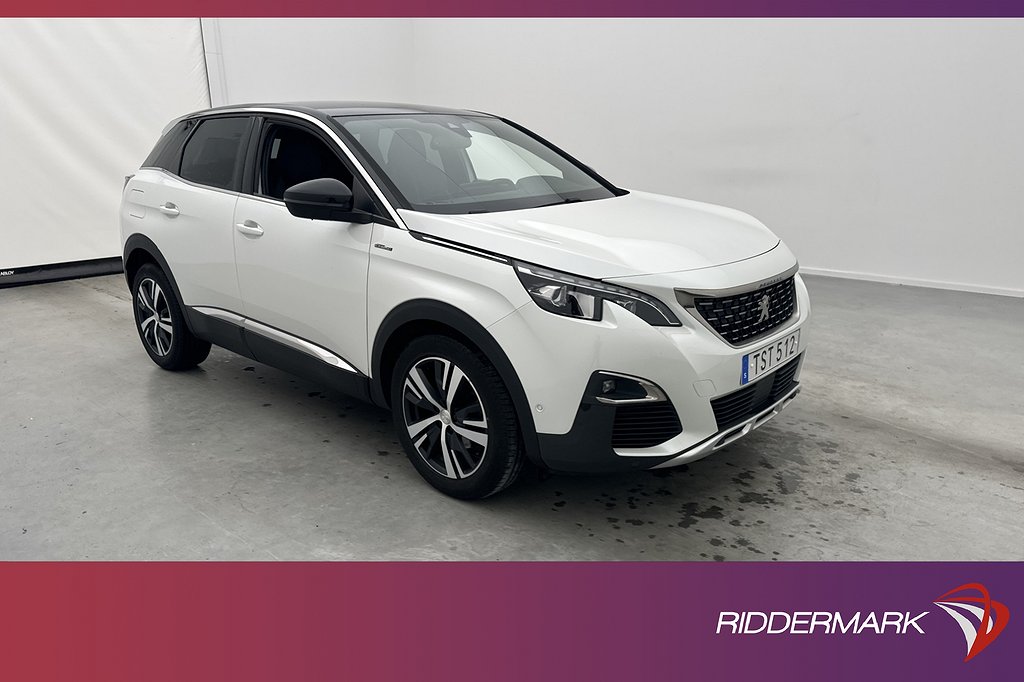 Peugeot 3008 1.6 THP 165hk GT-Line Sensorer Halvskinn