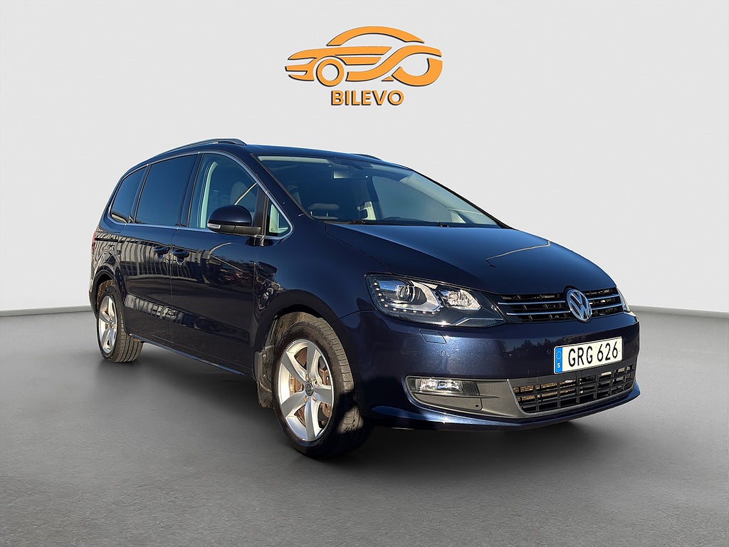 Volkswagen Sharan 2.0 TDI 4Motion 7-Sits Panorama B-Kamera Värmare Drag