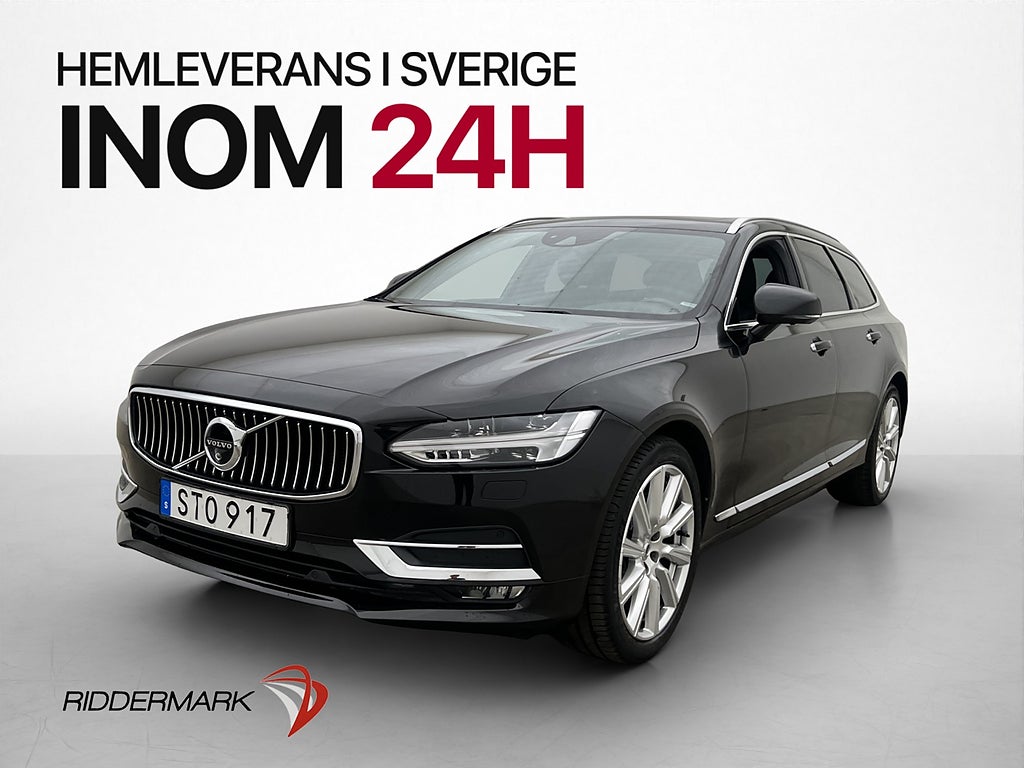 Volvo V90 T4 190hk Inscription HuD BLIS Pano Drag 360°-K