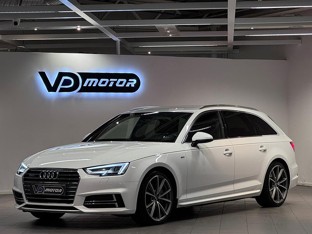 Audi A4 Avant 2.0 TDI Q STR S Line B/O Värmare RS4 19" 190hk
