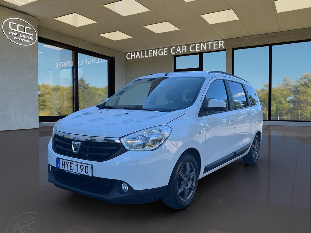 Dacia Lodgy 1.2 TCe Euro 6, 7-sits,Årsskatt 646 KR