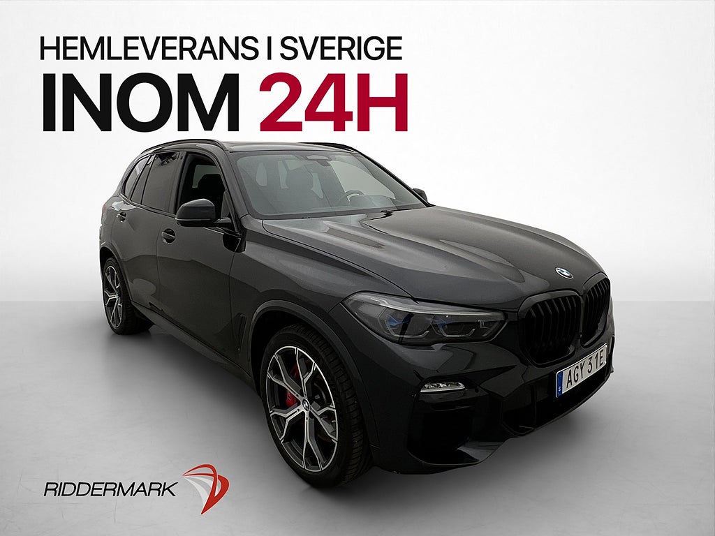 BMW X5 xDrive45e Ultimate Sky B&W HUD Luftfjäd 360° Massage
