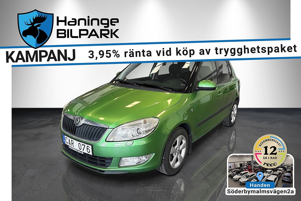 Skoda Fabia 1.2 TSI Elegance  / SUPERDEAL 3.95% / LÅGA MIL / AUX 