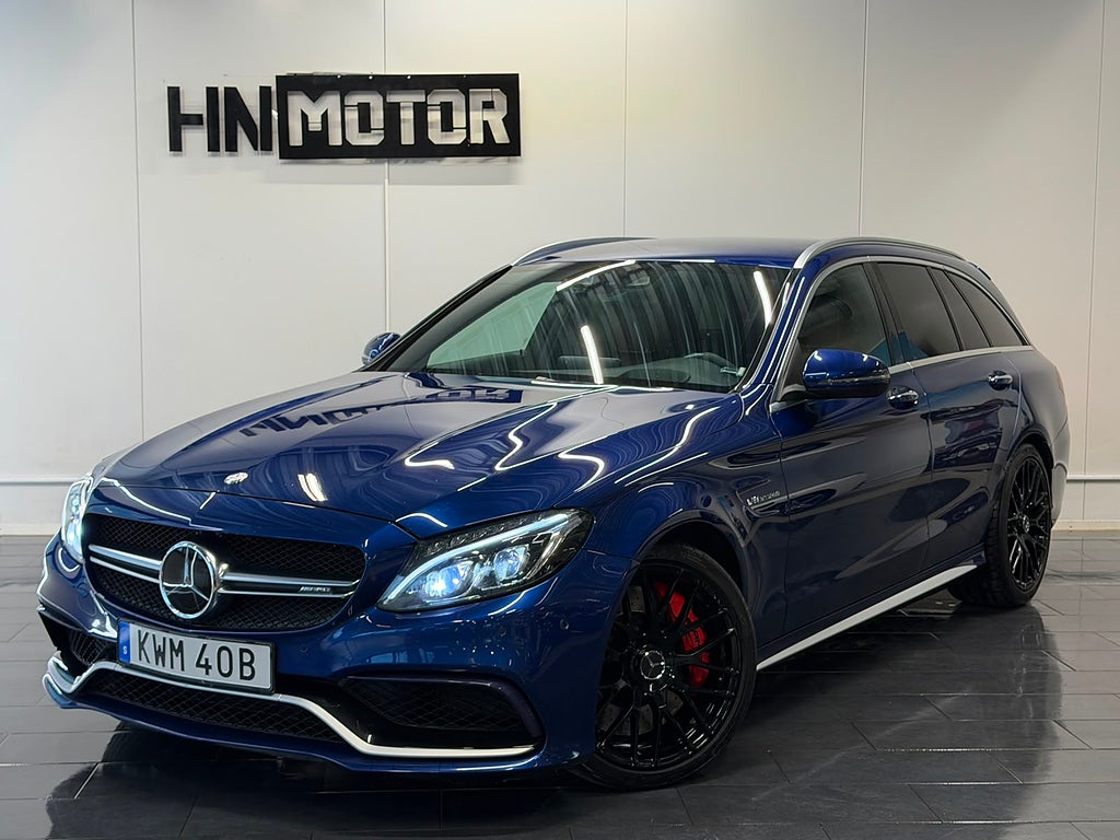 Mercedes-Benz AMG C63 S AMG |BURMESTER|BLIS|DESIGNO|ARC|SportAvg|ACC|LågMil|