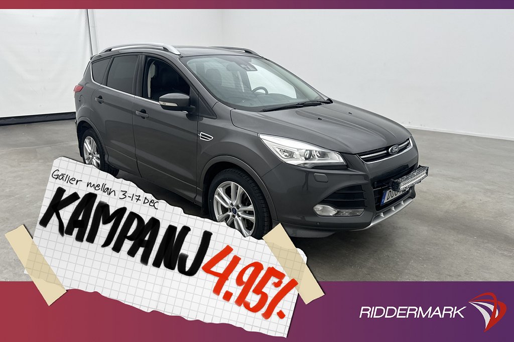 Ford Kuga 2.0 TDCi AWD Titanium Plus Pano Skinn 4,95% Ränta