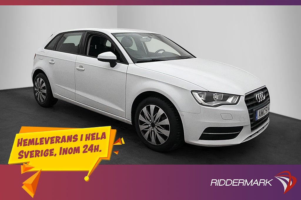 Audi A3 Sportback 1.6 TDI 105hk Proline M&K-Värmare