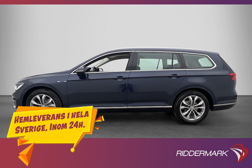 Volkswagen Passat GTE Plug-in Cockpit Värmare Kamera Drag