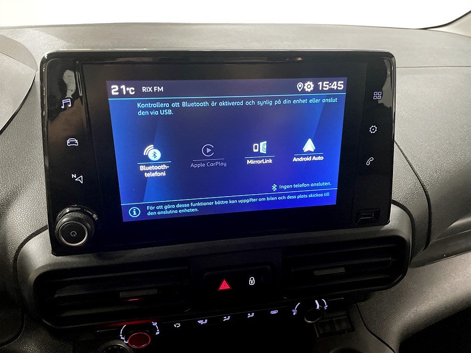 Bild på Peugeot Partner PRO Crew Cab BHDi 100hk - 5-SITS,DRAG,VÄRMARE