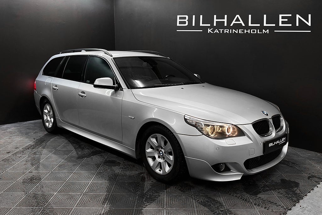 BMW 520d Touring M Sport Dragkrok P-Sensor Fram & Bak Värmare 