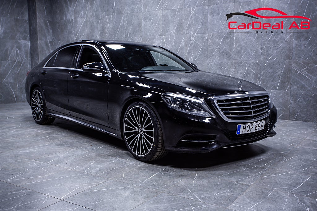 Mercedes-Benz S 350 d 4MATIC Lång 21" Pano Luft Kamera Ambient Skinn