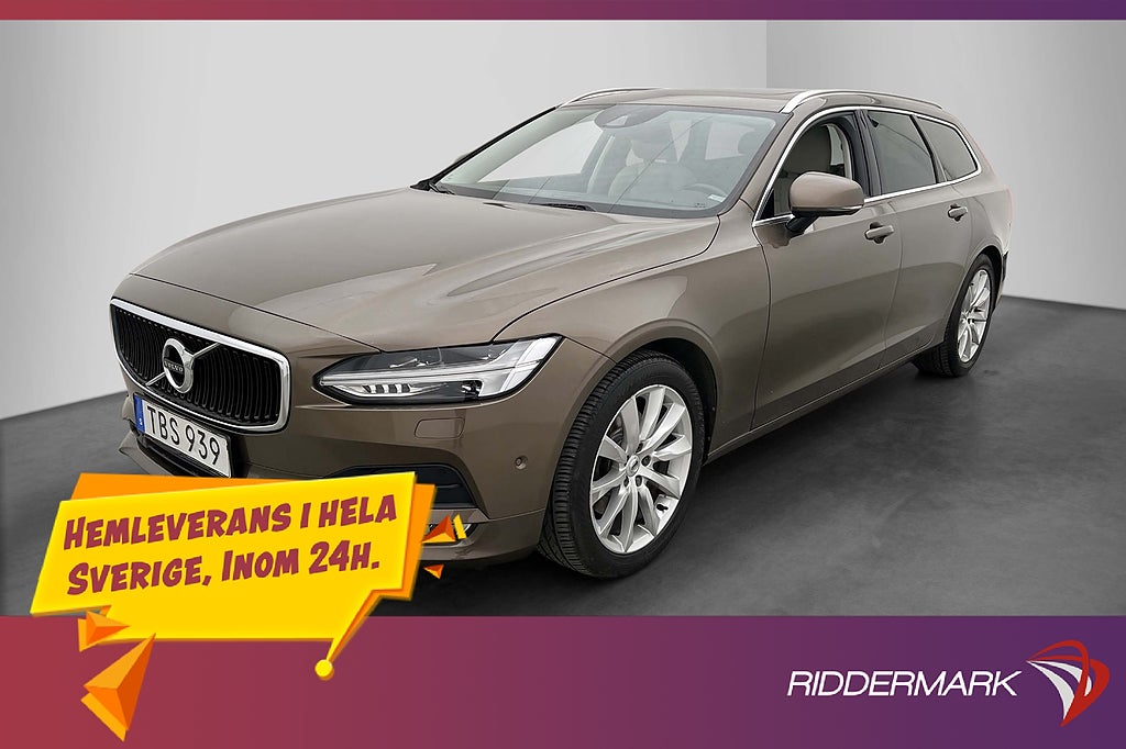 Volvo V90 D4 Momentum VOC Värmare Panorama Rattvärme CarPlay