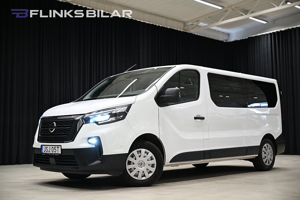 Nissan Primastar 150HK L2|Automat|9-Sits|LED|Drag|Leasebar