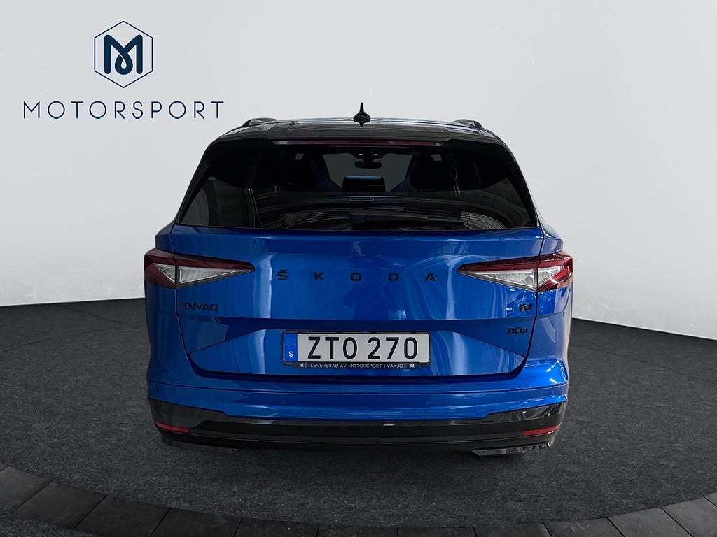 Skoda Enyaq iV 80x Sportline Dragkrok Adaptiv-fart Värmepump Kamera bild 5