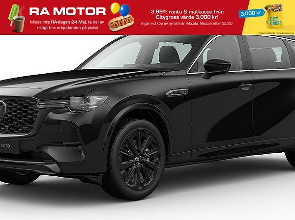 Mazda CX-80 Homura Convenience PHEV 327hk 7-sits I LAGER 2025