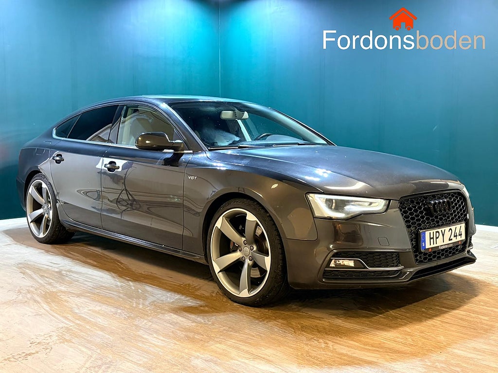 Audi S5 Sportback 3.0 TFSI V6 Quattro Taklucka Drag B/O 333hk 