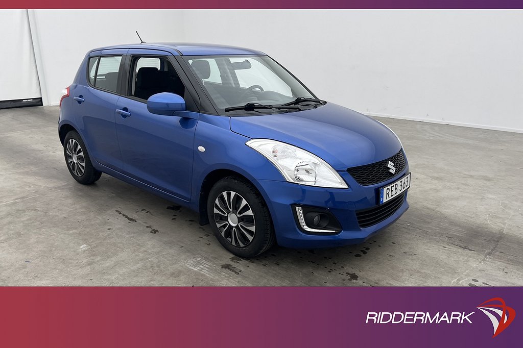 Suzuki Swift 1.2 VVT 94hk Farthållare Lågskatt Låga Mil