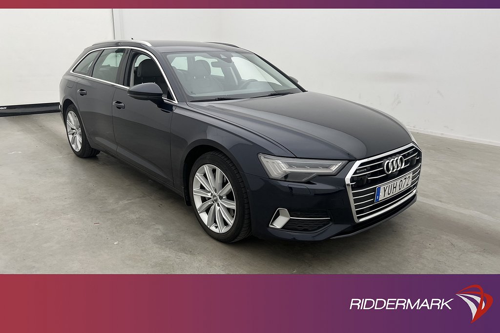 Audi A6 Avant 45 TDI Q Cockpit Värmare 360° Navi Skinn Drag