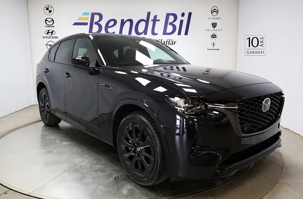 Mazda CX-60 PHEV 4WD /Homura Plus/ Glastak/ Brun Nappaklädsel