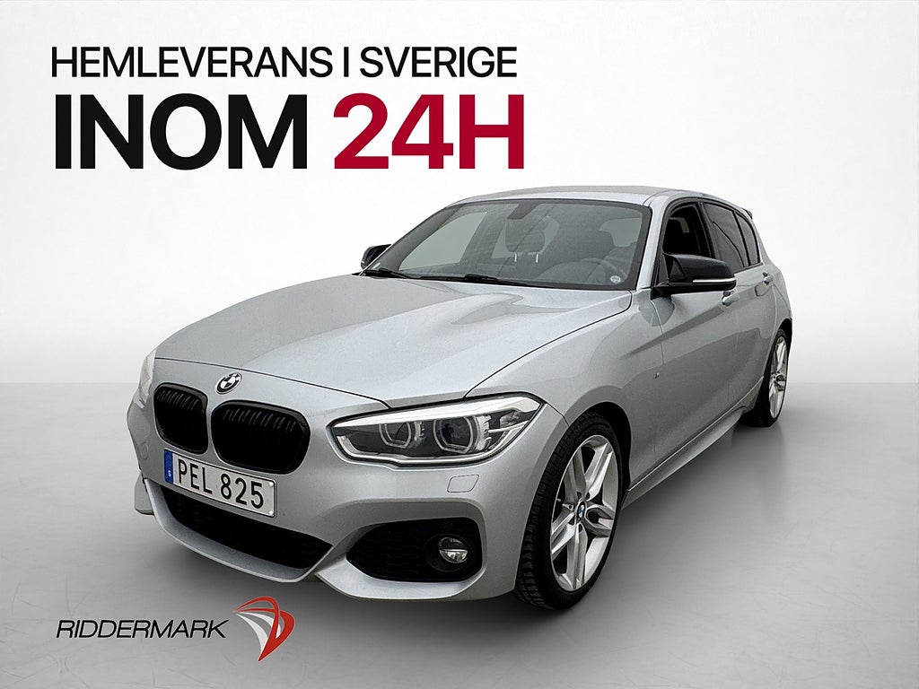 BMW 118I M Sport 0.54l/mil Nyservad Isofix Svensksåld