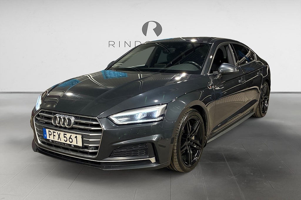 Audi A5 Sportback 2.0 TDI 190 HK AUT Q S-LINE MATRIX DRAG PDC