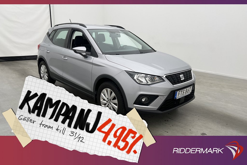 Seat Arona TSI 115hk Style M-Värmare Sensorer 4,95% Ränta