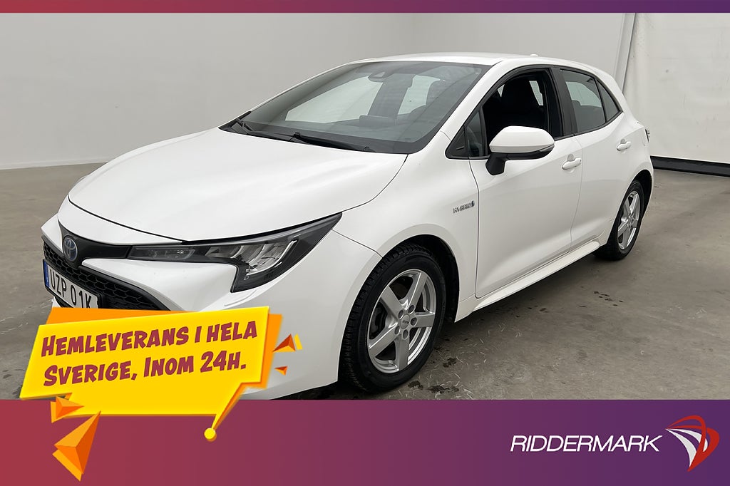 Toyota Corolla Hybrid e-CVT 122hk Active Kamera Värmare