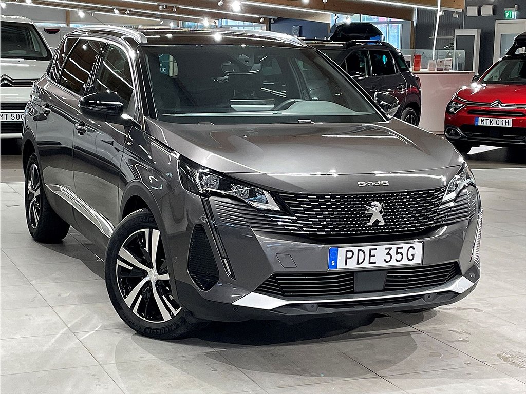 Peugeot 5008 GT 1,2 PureTech 130hk Aut - 7-SITS, CARPLAY, LÅGA MIL