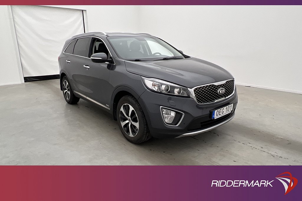 Kia Sorento AWD 200hk Business 7-Sits Kamera Navi Drag Skinn